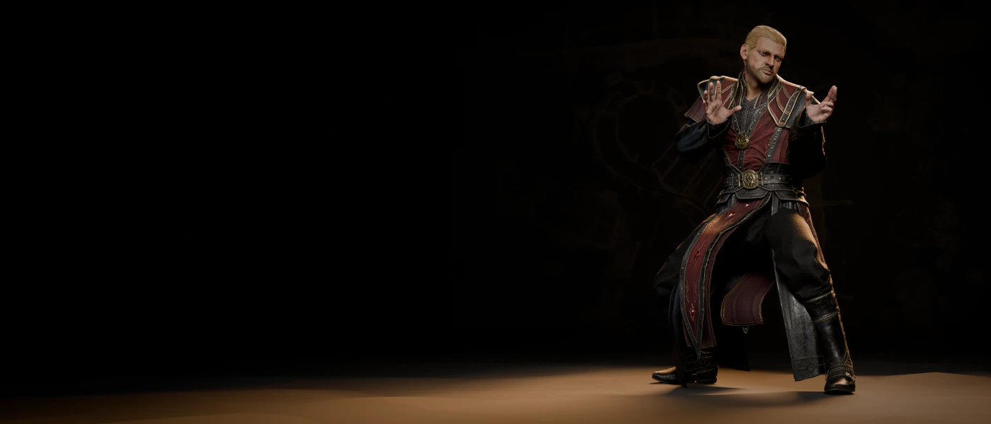 The Fire Mage casts Fireball, Gothic 1 Remake