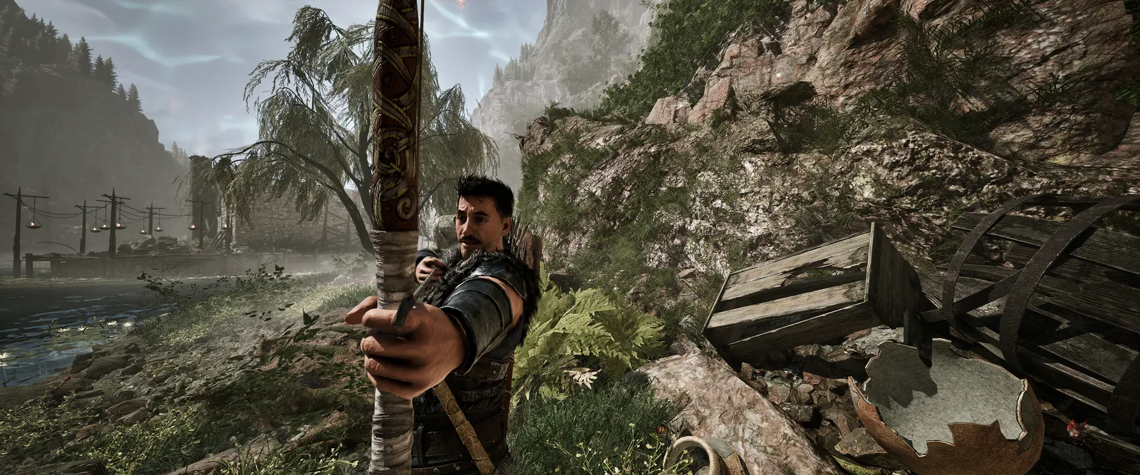 Hänno at the River, Bow on Back, Gothic 1 Remake