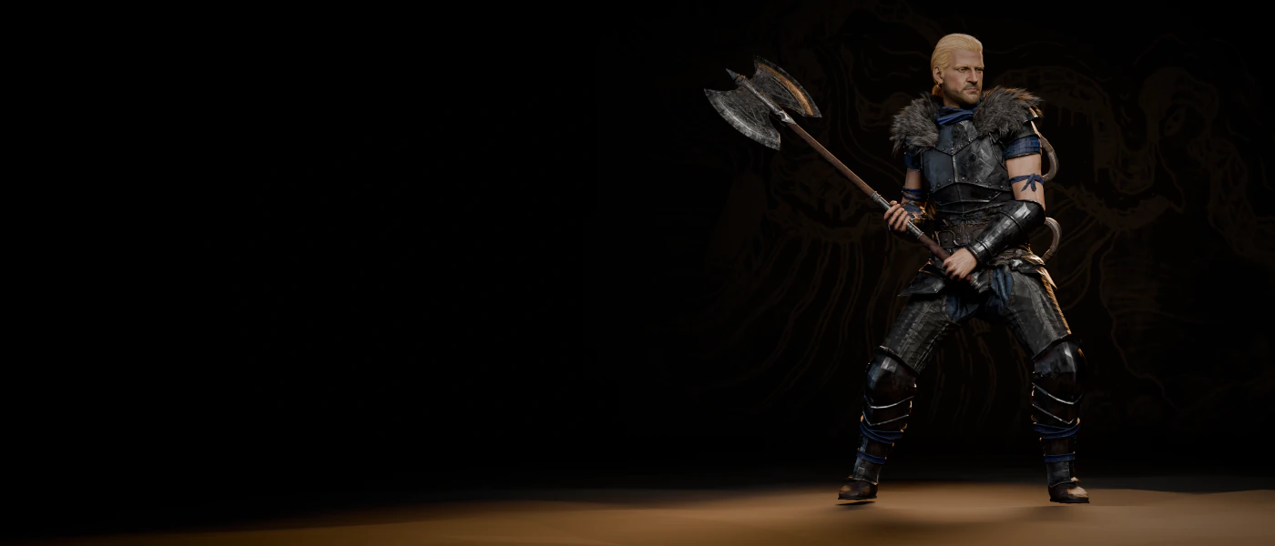 Mercenary with Troll Fist in Mercenary's Armor, Gothic 1 Remake