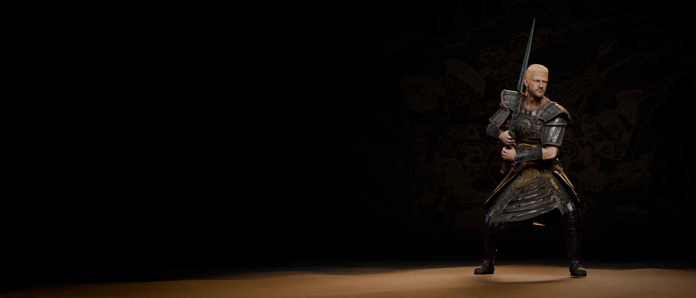 Templar with Revenge Steel in Templar's Armor, Gothic 1 Remake