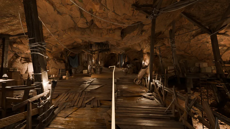 Entrance hall: across the wooden floor