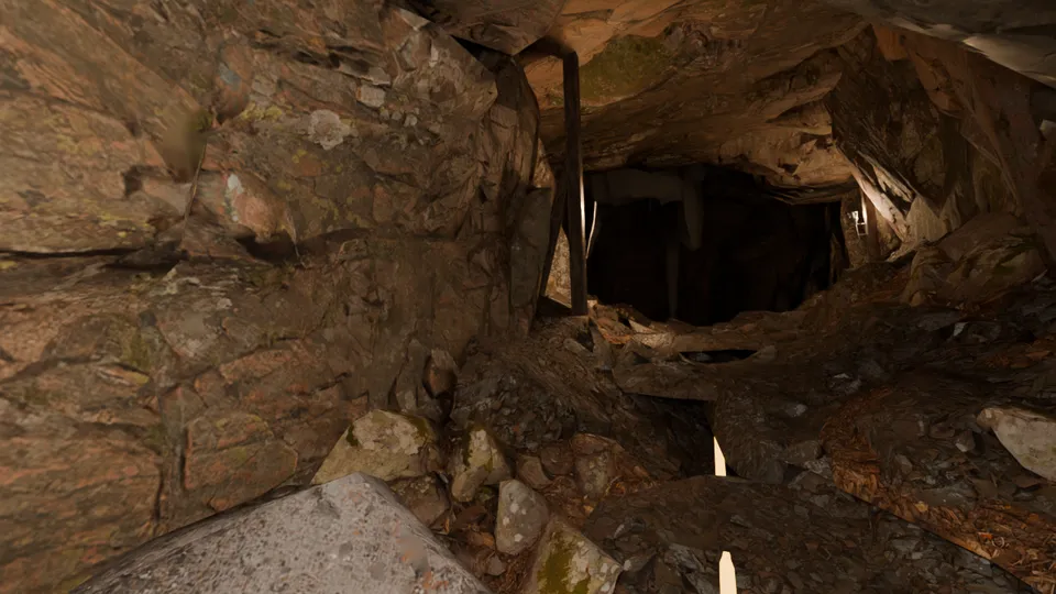 Further into the tunnel